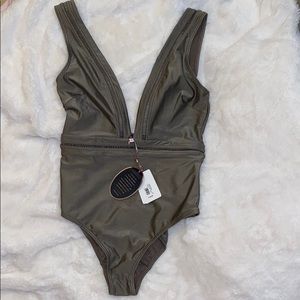 Ted Baker London Olive Green Swimsuit